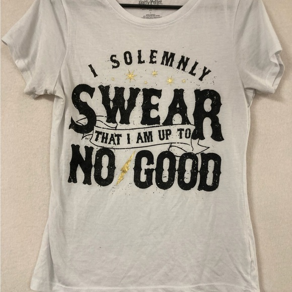 Wizarding World Of Harry Potter Tops - Harry Potter I Solemnly Swear That I Am Up To No Good T-Shirt Size Large Women’s